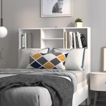 Headboard Cabinet Grey Sonoma 100x19x103.5 cm