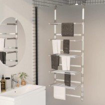 Hängender Wäschetrockner 3 Etagen Aluminium