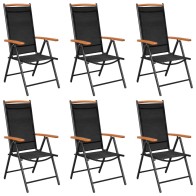 Folding Garden Chairs 4 pcs...