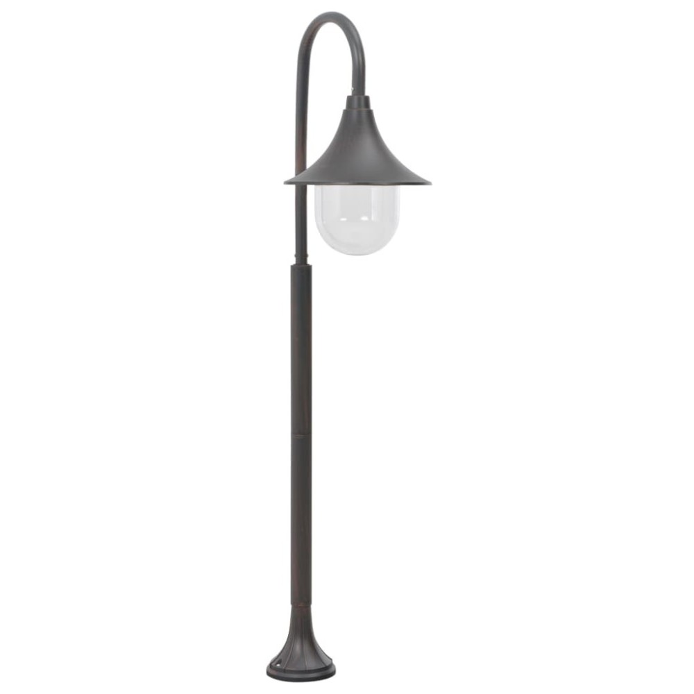 Garden Post Light E27 120 cm Aluminium Dark Green