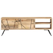 TV-Schrank 110x30x40 cm Mango Massivholz