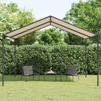 Canopy Tent Beige 4x3 m Steel and Fabric