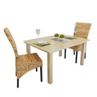 Dining Chairs 6 pcs Abaca...