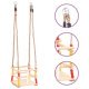 Baby Swing with Safety Belt Solid Pinewood