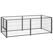 Dog Kennel Silver 10 m  Steel