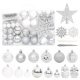 108 Piece Christmas Bauble Set Gold and Red
