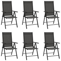 Folding Garden Chairs 8 pcs...