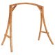 Swing Frame Solid Bent Wood with Teak Finish