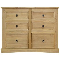 Sideboard Mexican Pine Corona Range 130x48x104 cm