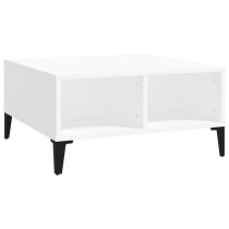 Couchtisch Hochglanz-Grau 60x60x30 cm Holzwerkstoff