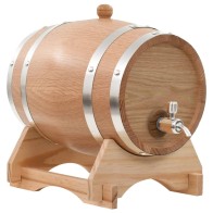 Wine Barrel with Tap Solid...