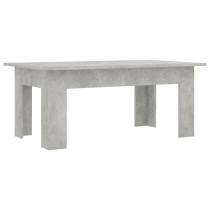 Coffee Table High Gloss Grey 100x60x42 cm Engineered Wood