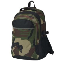 School Backpack 40 L Black and Grey