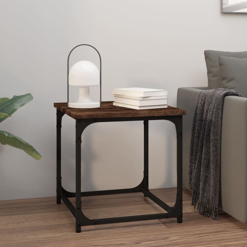 Side Table Sonoma Oak 40x40x40 cm Engineered Wood