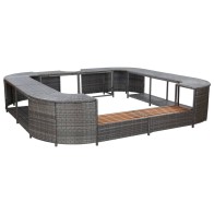 Square Spa Surround Black...