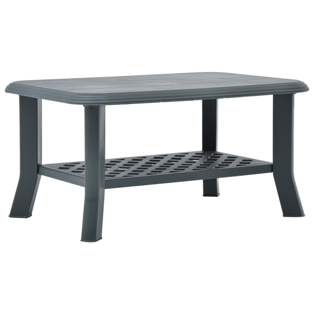 Coffee Table Anthracite 90x60x46 cm Plastic