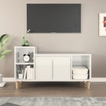 TV Cabinet Concrete Grey 100x35x55 cm Engineered Wood