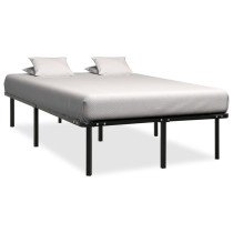 Bed Frame Black Metal 140x200 cm