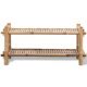 2-Tier Bamboo Shoe Rack