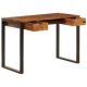 Desk 110x55x78 cm Solid Sheesham Wood and Steel