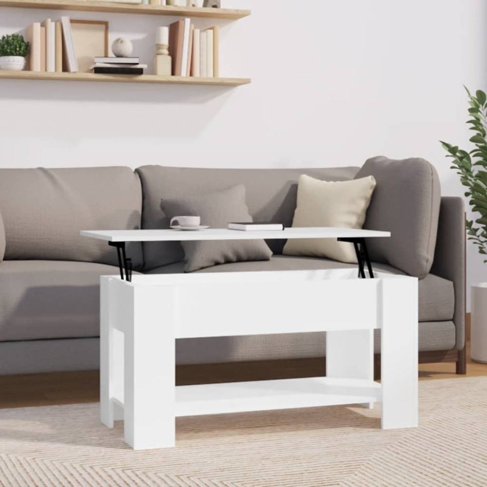 Coffee Table Concrete Grey 101x49x52 cm Engineered Wood