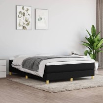 Box Spring Bed Frame Dark Grey 180x200 cm 6FT Super King Fabric