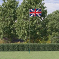 UK Flag and Pole 5.55 m...