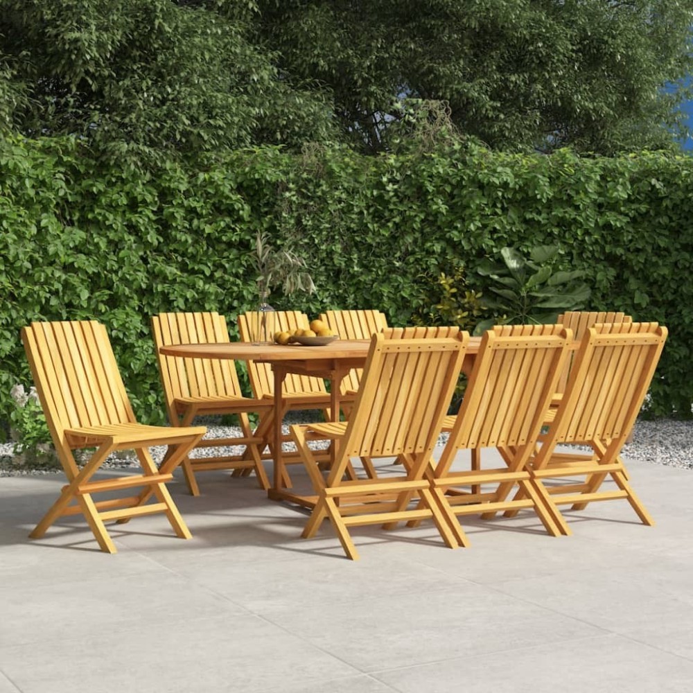 Folding Garden Chairs 2 pcs 61x67x90 cm Solid Wood Teak