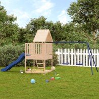 Outdoor Playset Solid Wood...