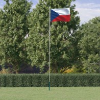 Czech Flag and Pole 6.23 m...