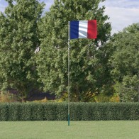 France Flag and Pole 5.55 m...