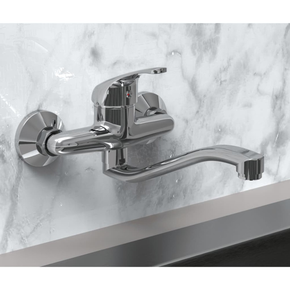 EISL Wall-mounted Kitchen Mixer Tap EUROPA Chrome