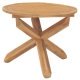 Garden Dining Table  90x75 cm Solid Teak Wood