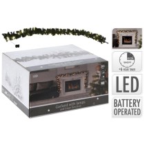 Ambiance Christmas Garland with 30 LEDs 270 cm