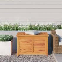 Gartenbox mit Beutel 60x50x58 cm Massivholz Teak
