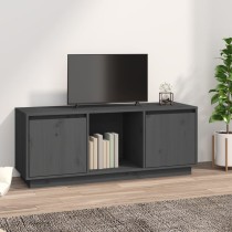 TV Cabinet Honey Brown 110.5x35x44 cm Solid Wood Pine