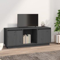 TV-Schrank 110,5x35x44 cm Massivholz Kiefer