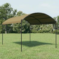 Gazebo 4x3x2.6 m Taupe 180 g/m