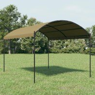 Gazebo 4x3x2.6 m Taupe 180 g/m