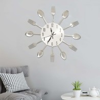 Wall Clock with Spoon and...