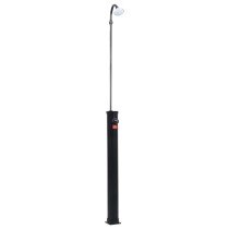 Garden Solar Shower Black 215 cm 8 L