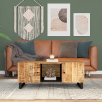 Coffee Table 100x54x40 cm Solid Wood Reclaimed&Engineered Wood