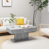 Coffee Table Grey 96x50x45 cm Engineered Wood