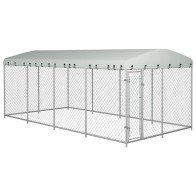 Outdoor-Hundezwinger 8x4x2 m
