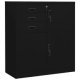 Office Cabinet with Planter Box Anthracite 90x40x125 cm Steel