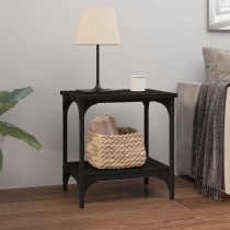 Side Table Smoked Oak 40x30x42 cm Engineered Wood