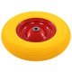 Wheelbarrow Wheel with Axle Solid PU 4.00-8 390 mm