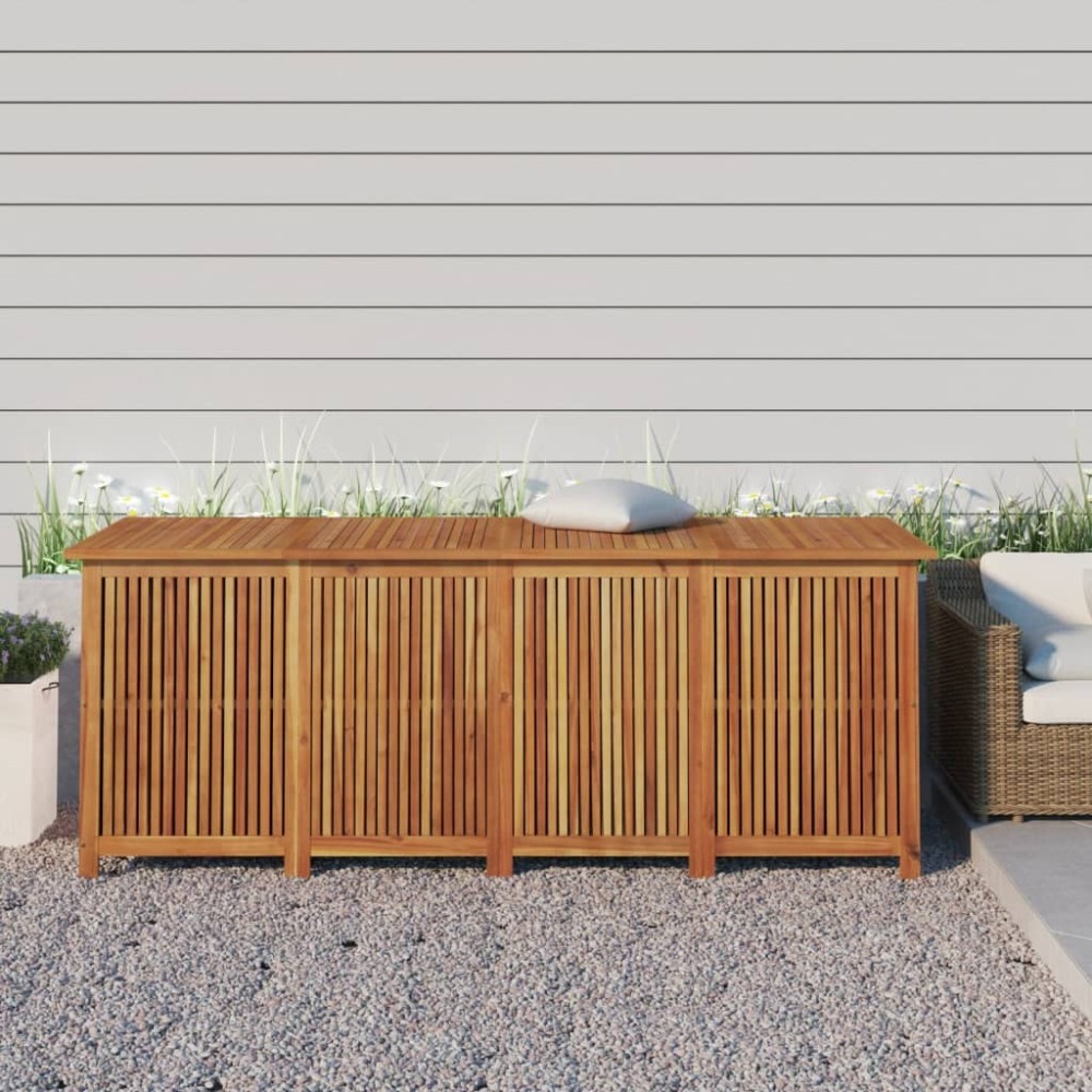 Garden Storage Box 175x80x75 cm Solid Wood Acacia