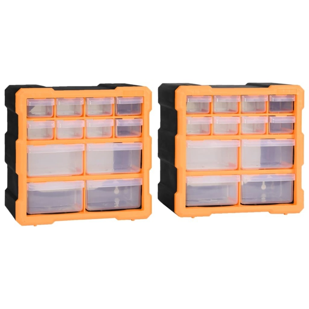 Multi-Schubladen-Organizer mit 39 Schubladen 38x16x47 cm