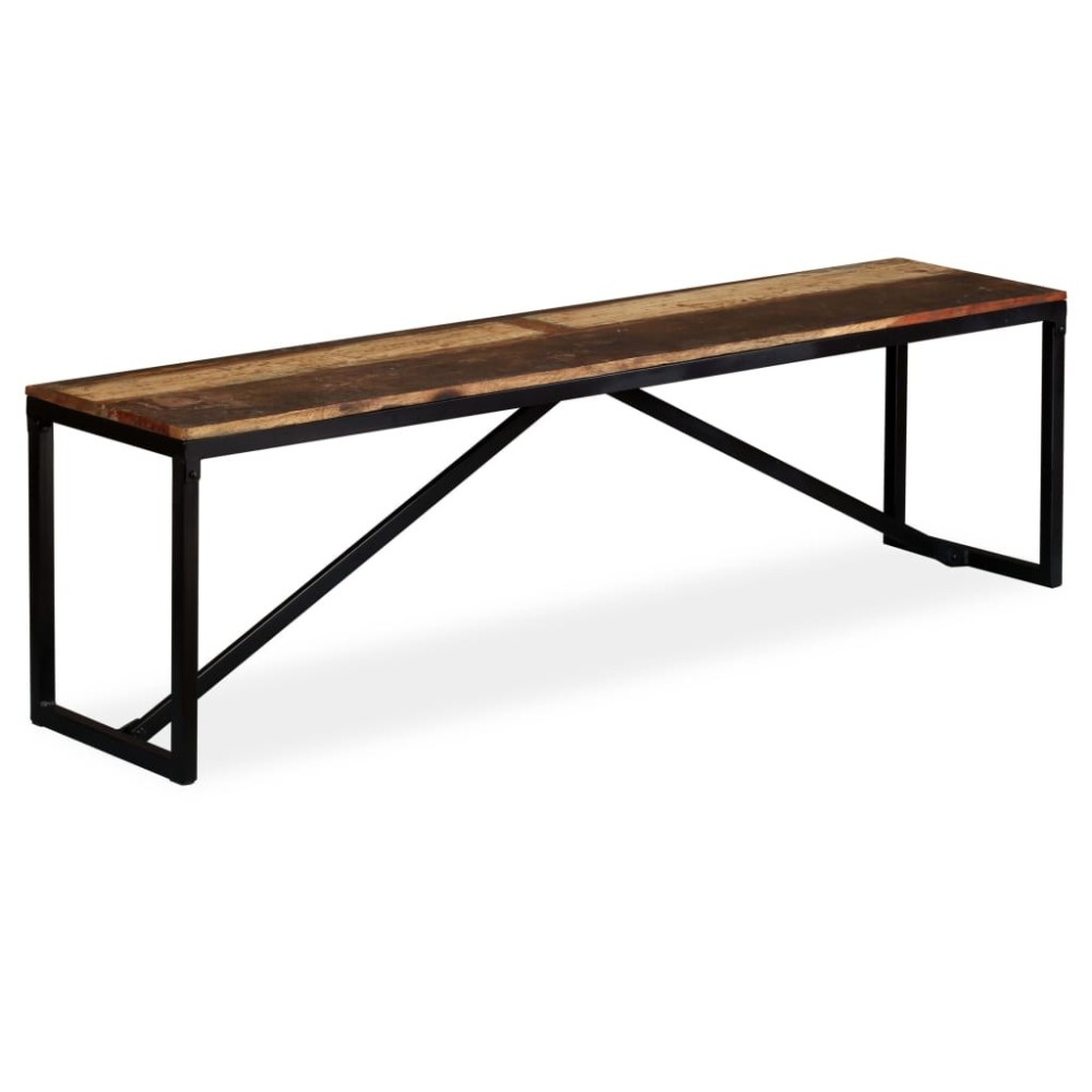 Sitzbank Massiv-Mangoholz 110 x 35 x 45 cm